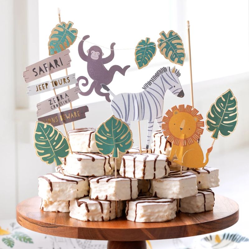 Safari Cake Topper Set