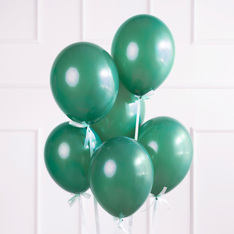 Luftballons Dunkel Grün 