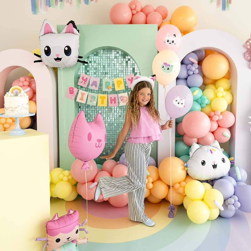 Gabby's Dollhouse Ballon Deko