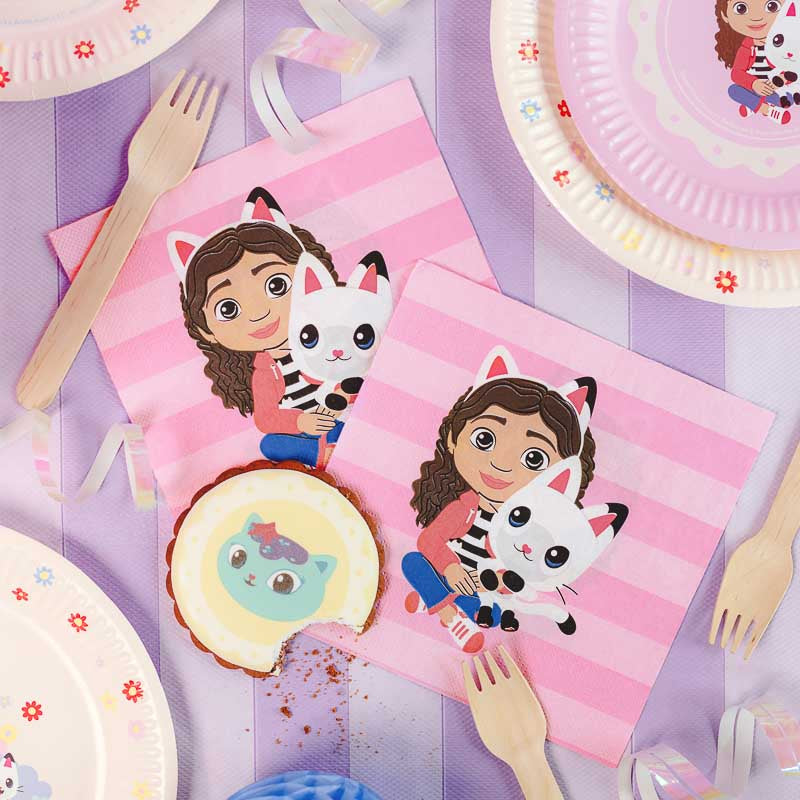 Gabby's Dollhouse Party Servietten