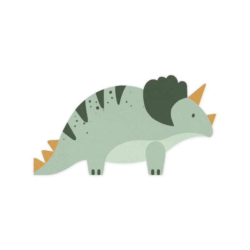 Triceratops Party Servietten 