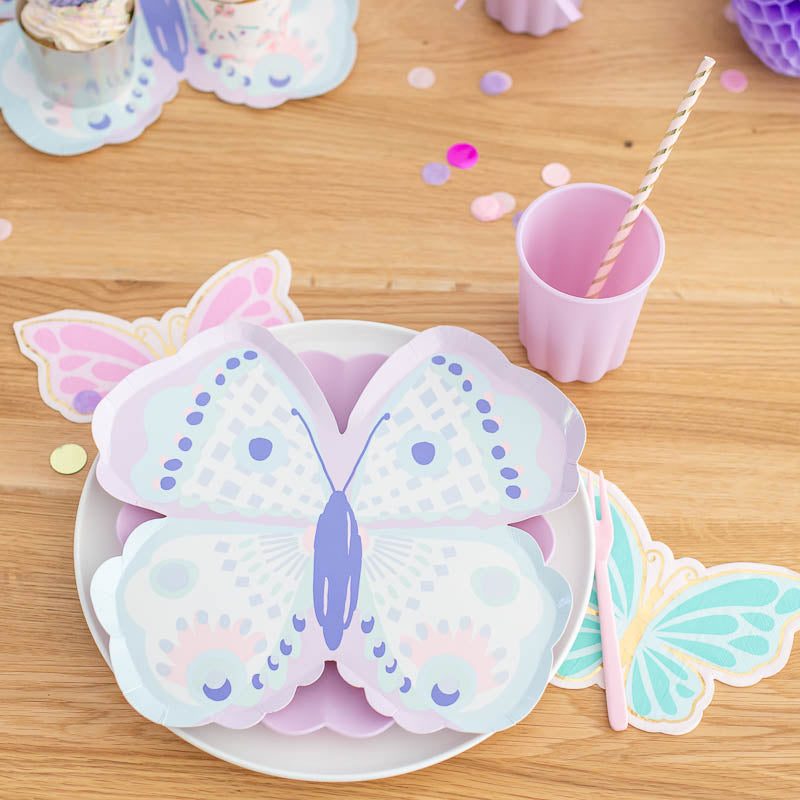Schmetterling Party Teller 