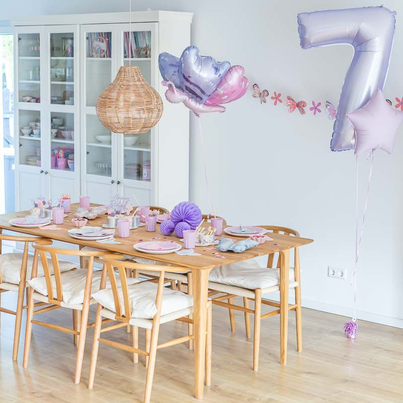 Ballon Deko lila