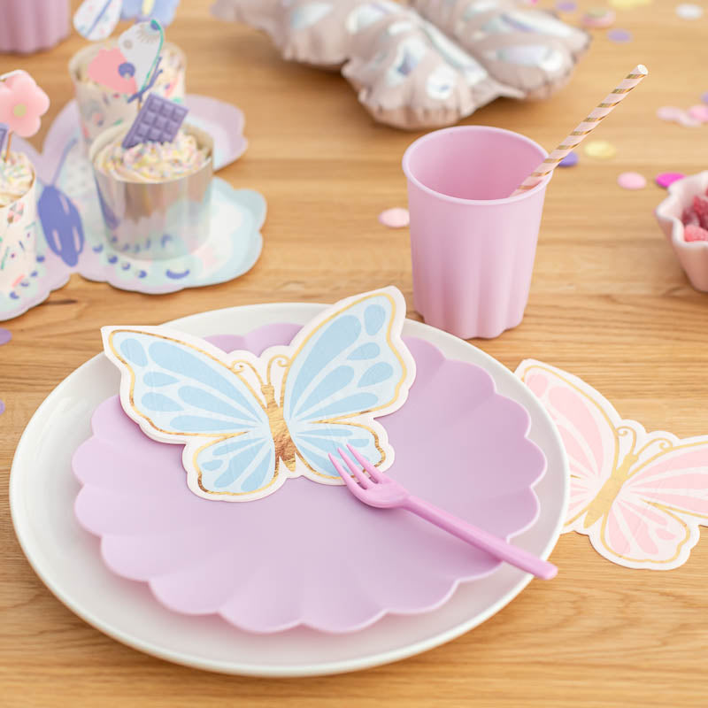 Mehrweg Party Teller / Lila (4 Stück) – Printfetti