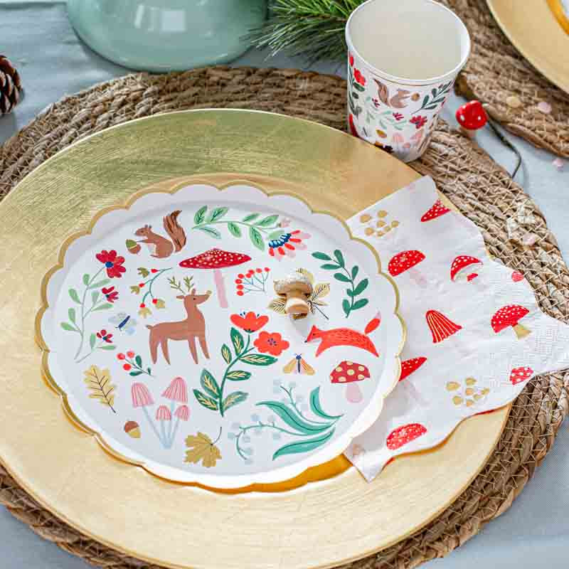 Herbst Wald  Party Teller