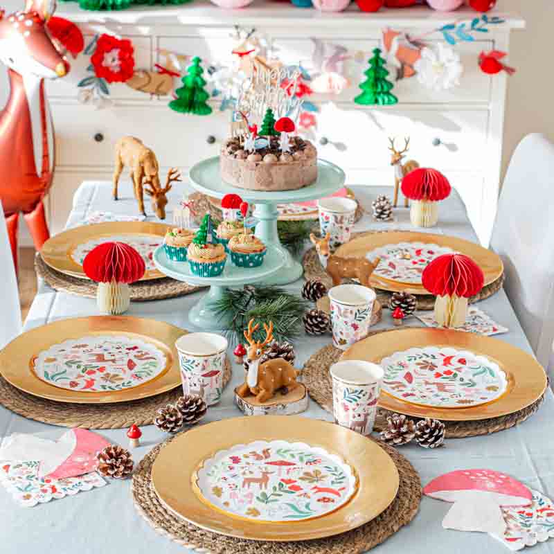 Herbst Wald Party Geschirr