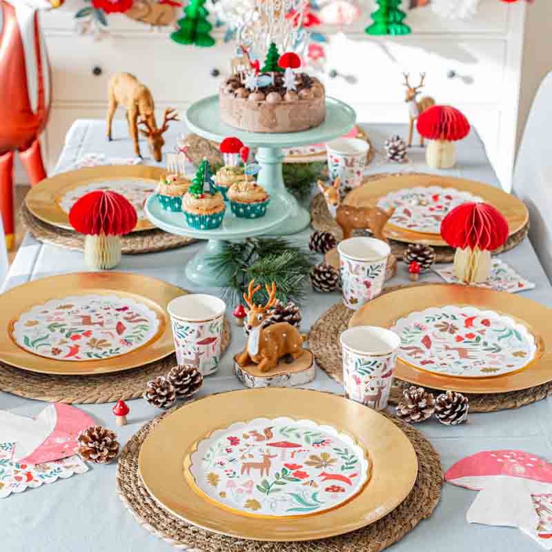 Fliegenpilz und Wald Deko