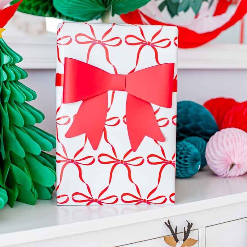 Schleifen Geschenkpapier