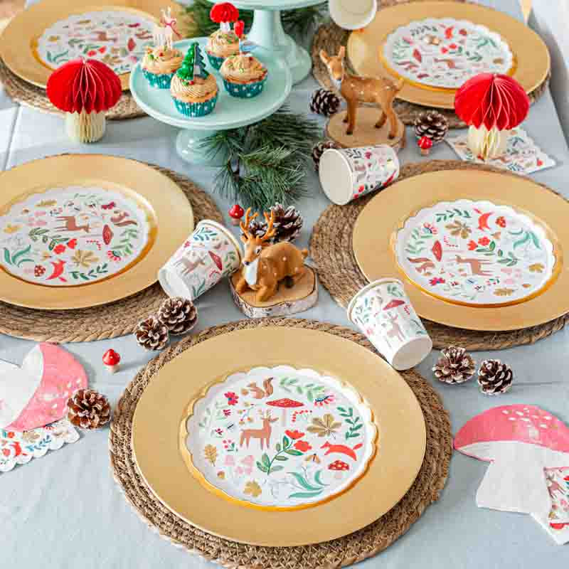 Herbst Wald Party Geschirr