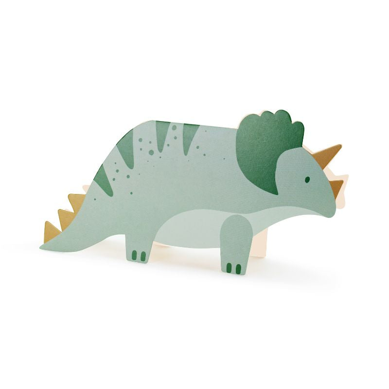 Dino Einladungen / Triceratops 