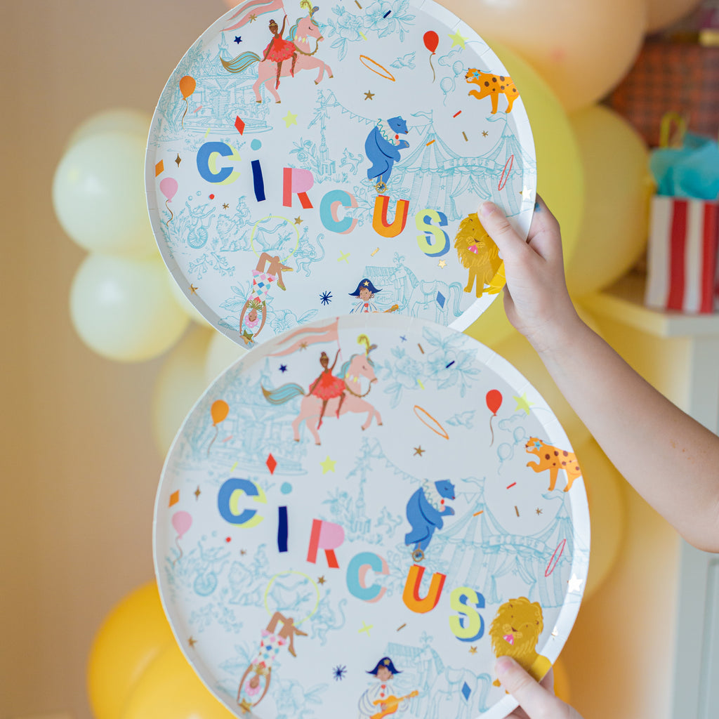 Zirkus Party Geschirr