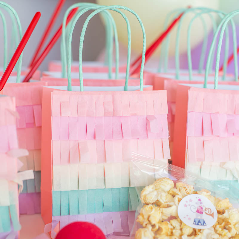 Pastell Fransen Geschenk Tüten 