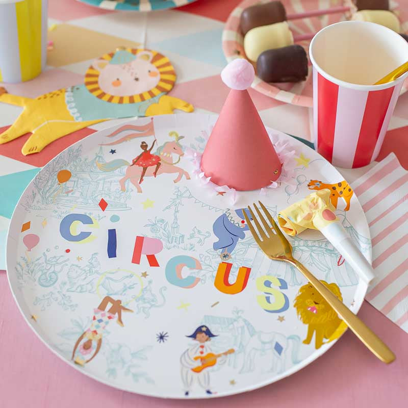 Zirkus Party Geschirr