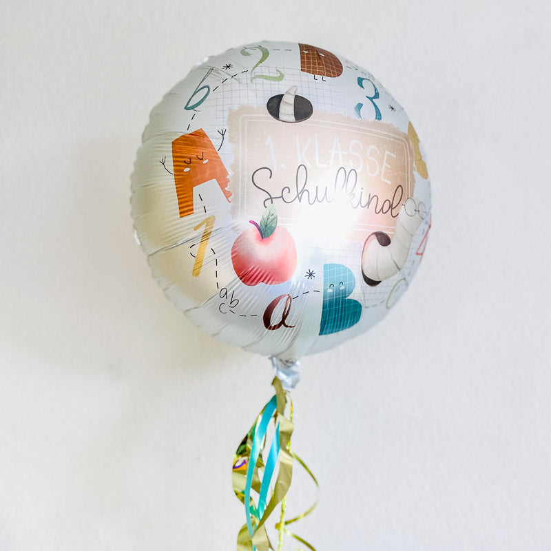 Schulkind Folienballon - 1. Klasse