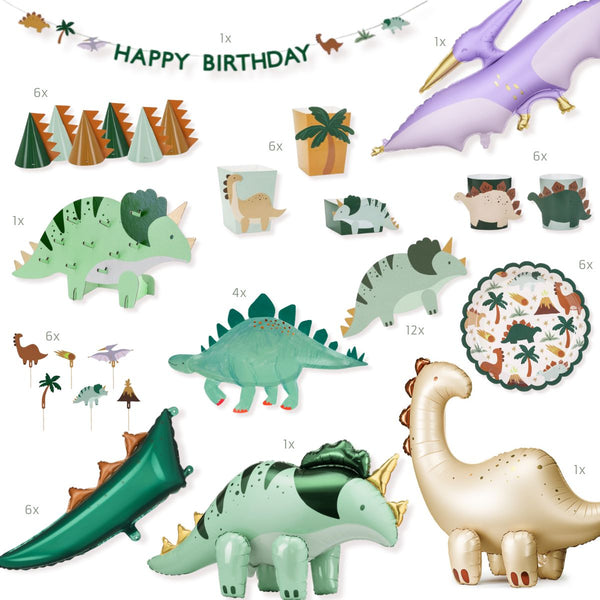 XXL Dinosaurier-Konfetti - 39 Große Teile Für Mottoparty, Max. 6,5 Cm