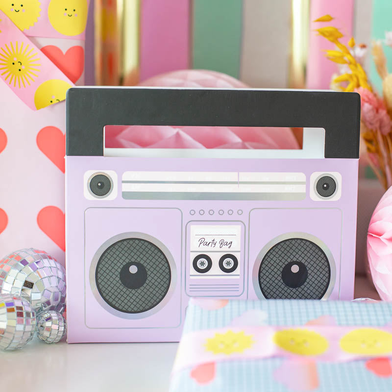 Disco Boombox Gastgeschenk Tüten 