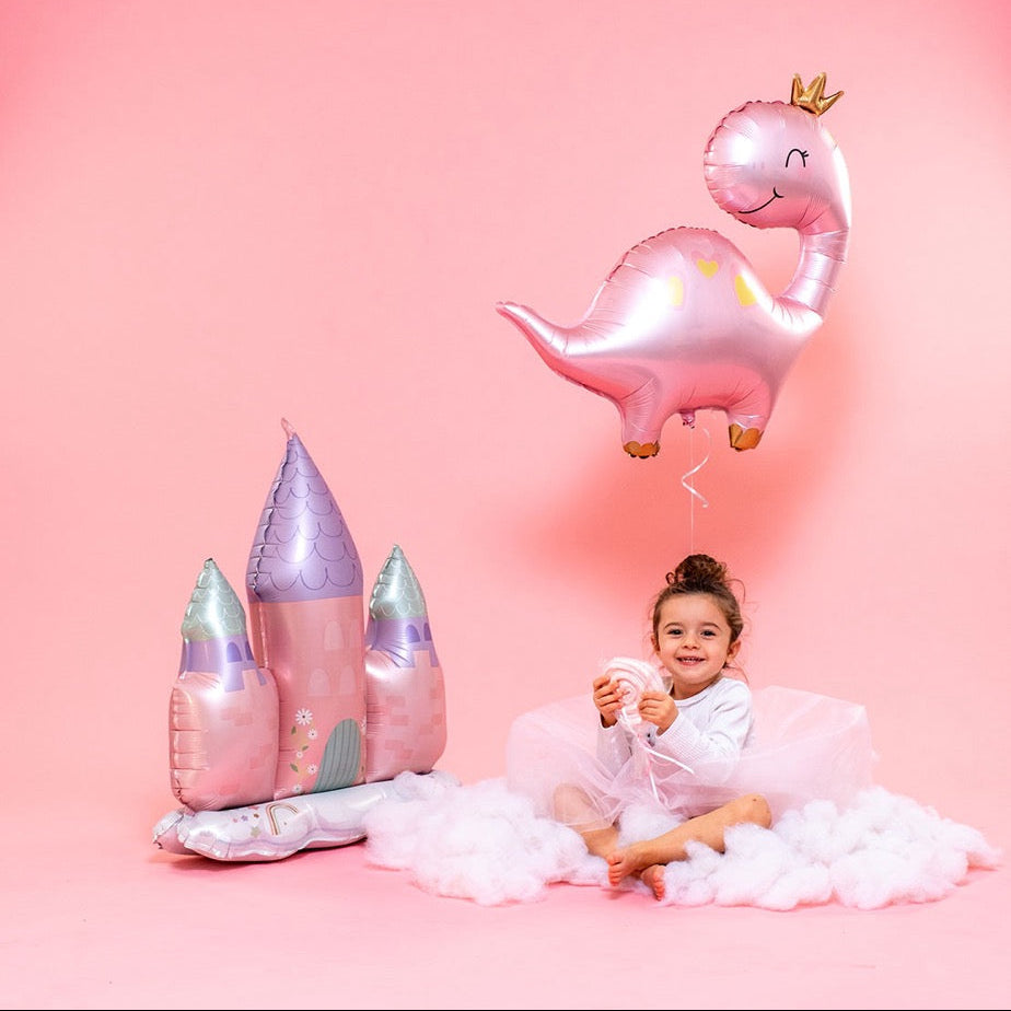 Prinzessinnen Schloss Folienballon / Stehend