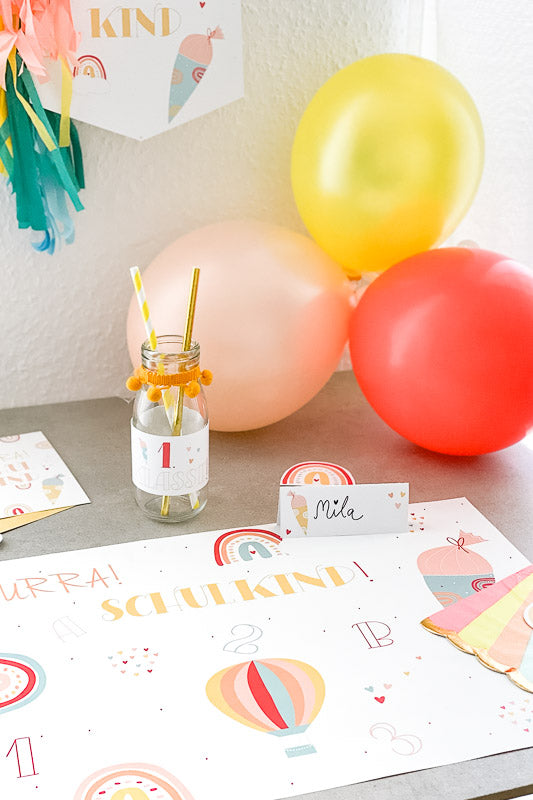 einschulungs deko basteln
