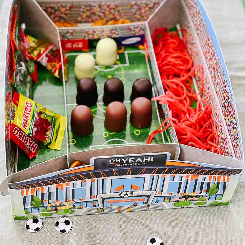 Fußball Station Snack Display