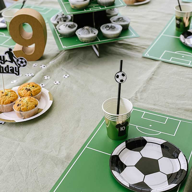 fußball party deko
