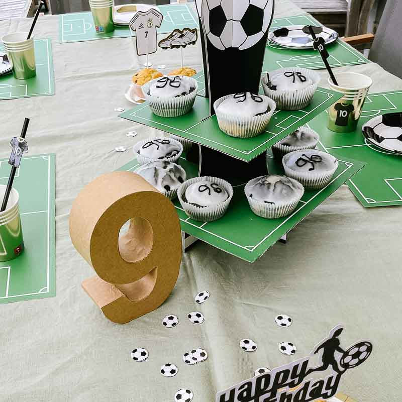 fußball party deko