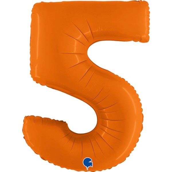 Zahlen Folienballon 0-9 Orange