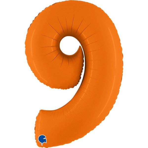 Zahlen Folienballon 0-9 Orange