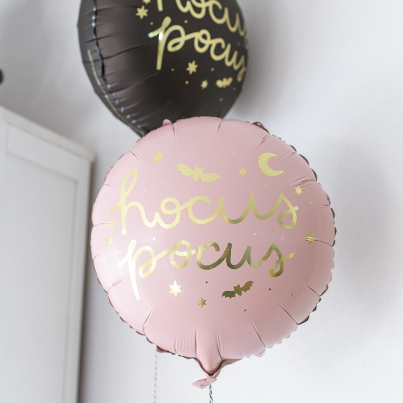Hocus Pocus Folienballon Rund - Rosa