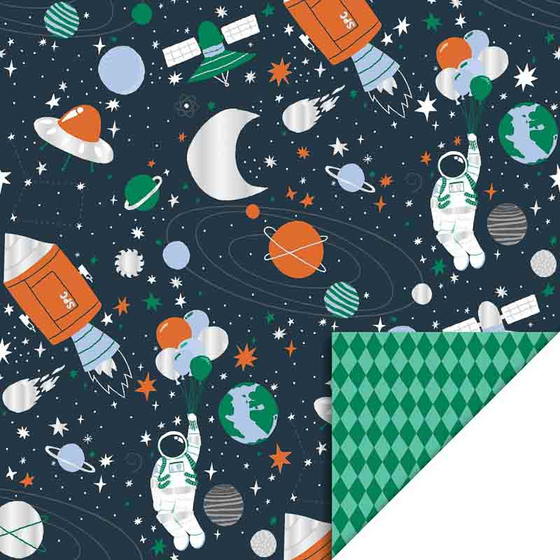Weltraum Geschenkpapier