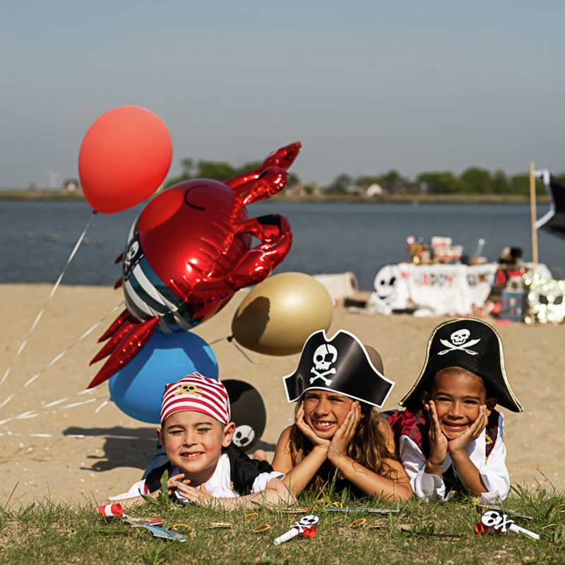 Piraten Krabbe als Folienballon 