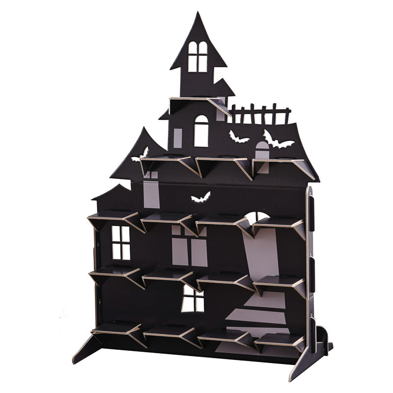 Halloween Cupcake Display - Haunted House