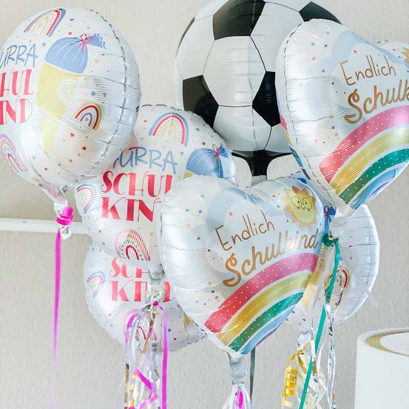 schulkind ballons
