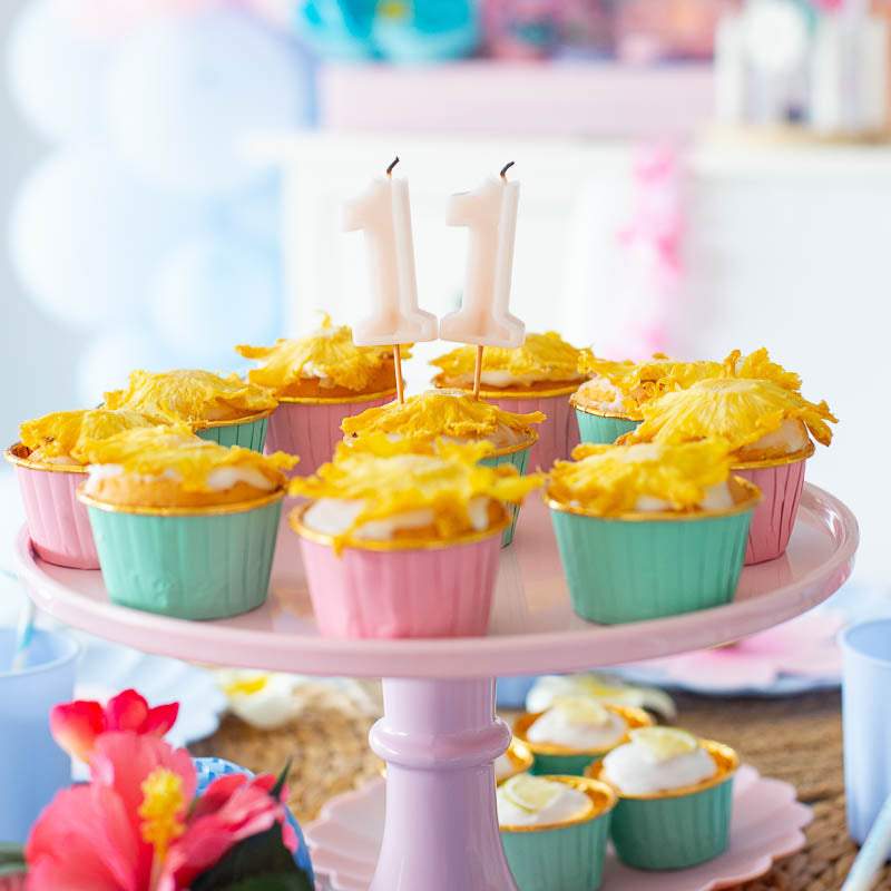 stitch ananas cupcakes