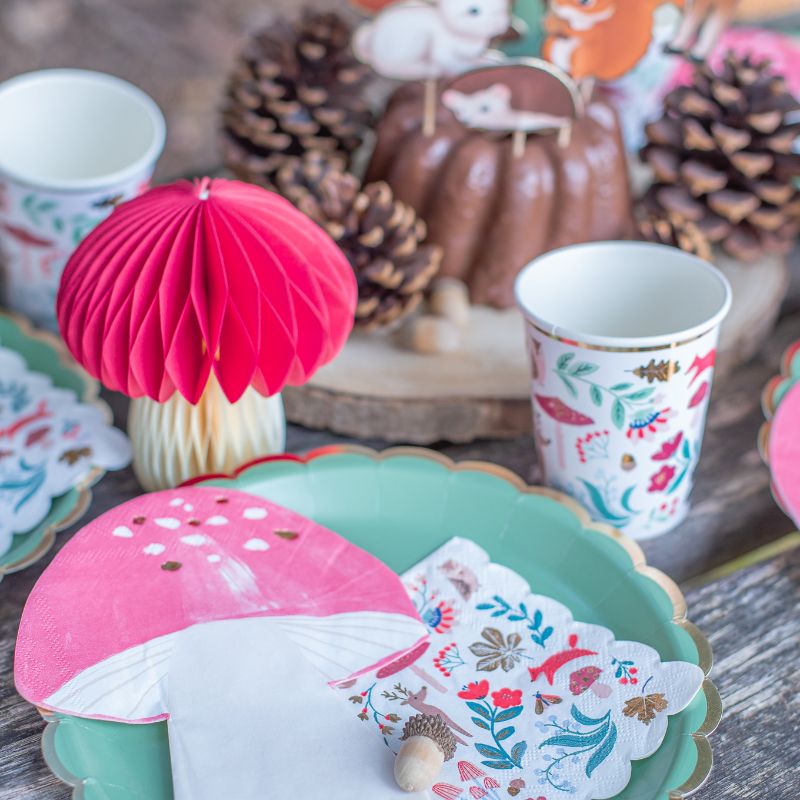 Herbst Wald Waldtiere Party Deko