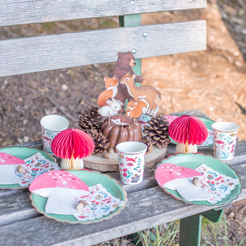 Herbst Wald Waldtiere Party Deko