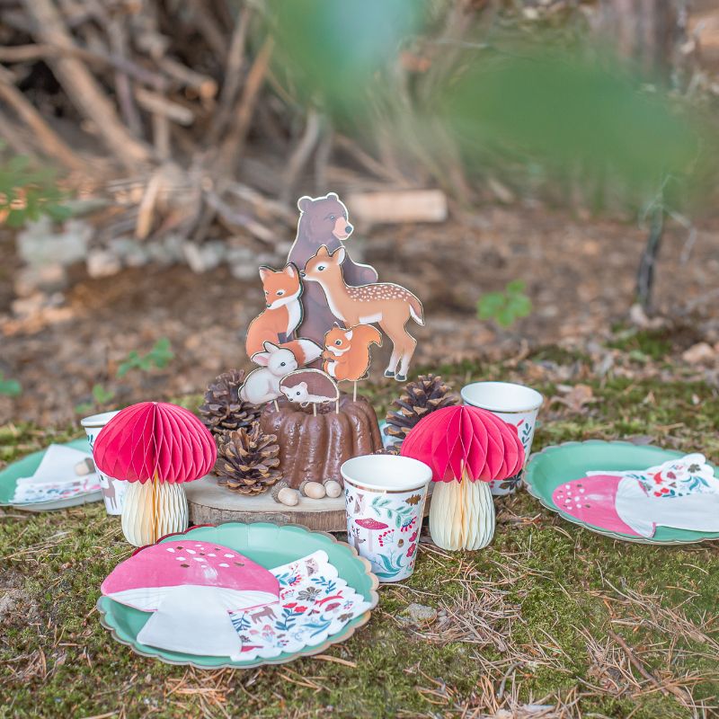 Herbst Wald Waldtiere Party Deko