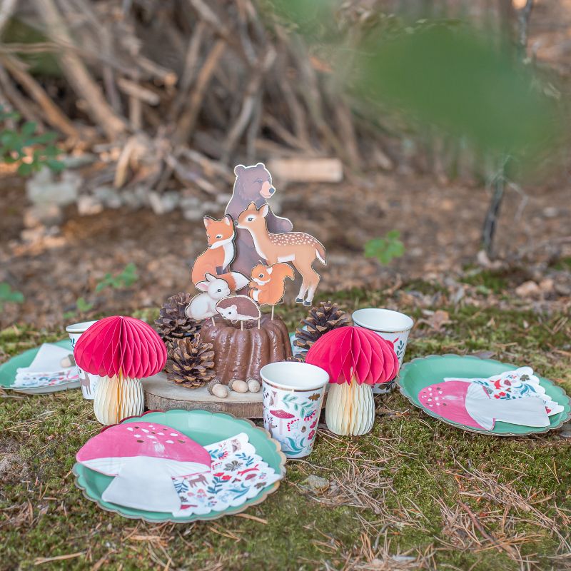 Herbst Wald Waldtiere Party Deko