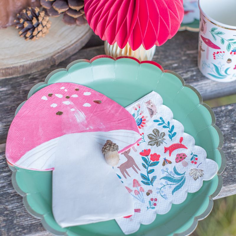 Herbst Wald Waldtiere Party Deko