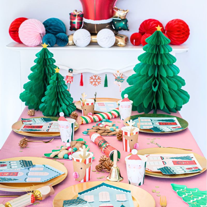 Weihnachts-Konfetti-Set Mit Merry Christmas Buchstaben, Weihnachtsmann & Schneeflocken – 45 G, Wiederverwendbar