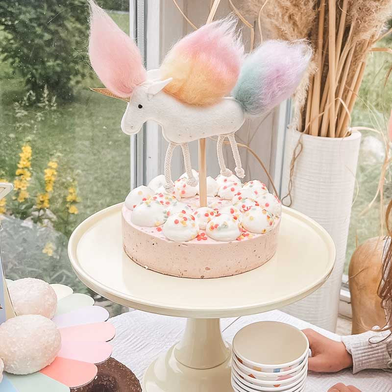 Regenbogen Einhorn Cake Topper