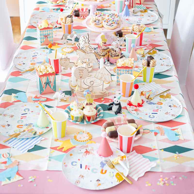 Zirkus Party Geschirr
