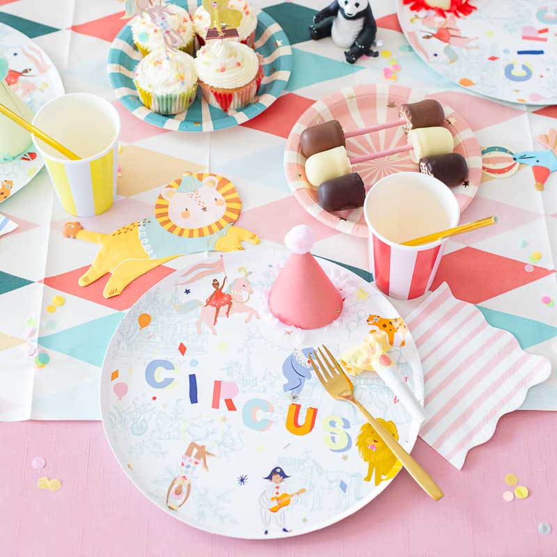 Zirkus Party Geschirr