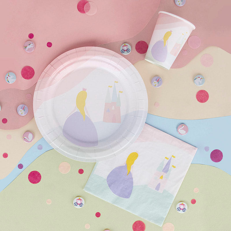 prinzessin servietten pastell