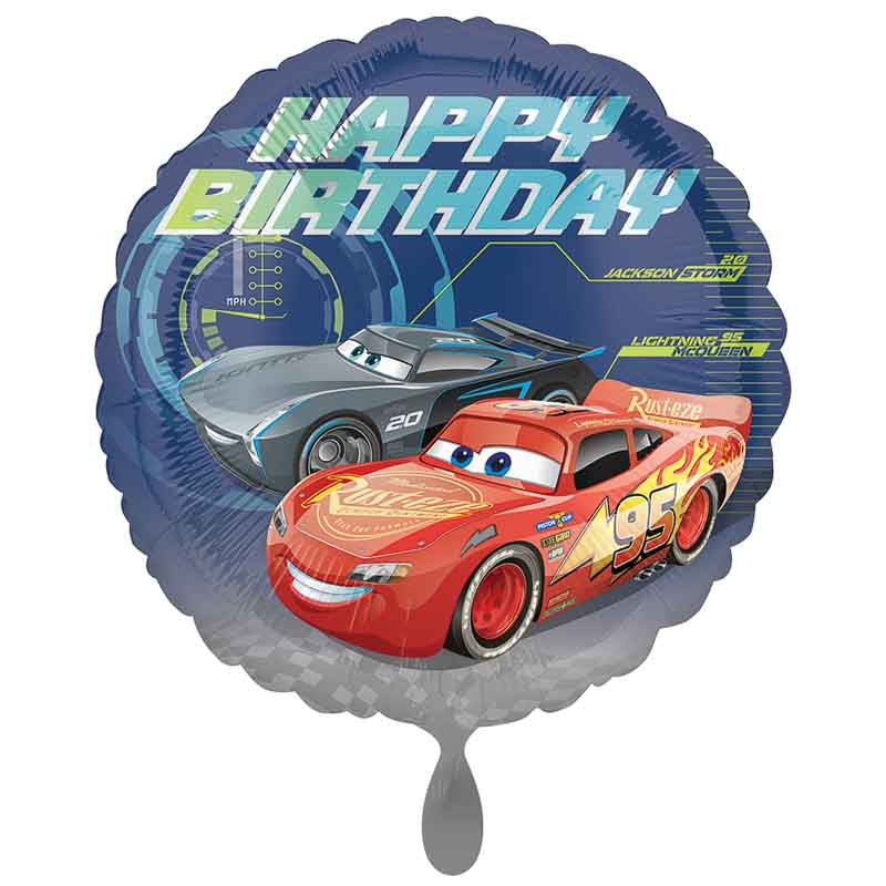 Cars Happy Birthday Folienballon