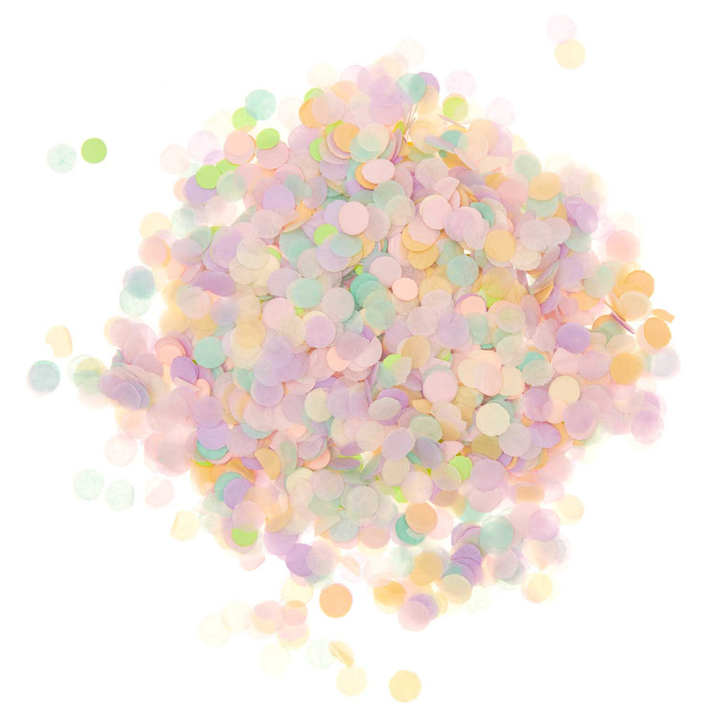 regenbogen konfetti pastell
