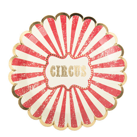 Vintage Zirkus Party Teller 