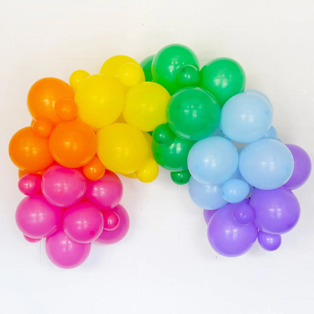 Ballonbogen / Ballongirlande DIY Set Regenbogen
