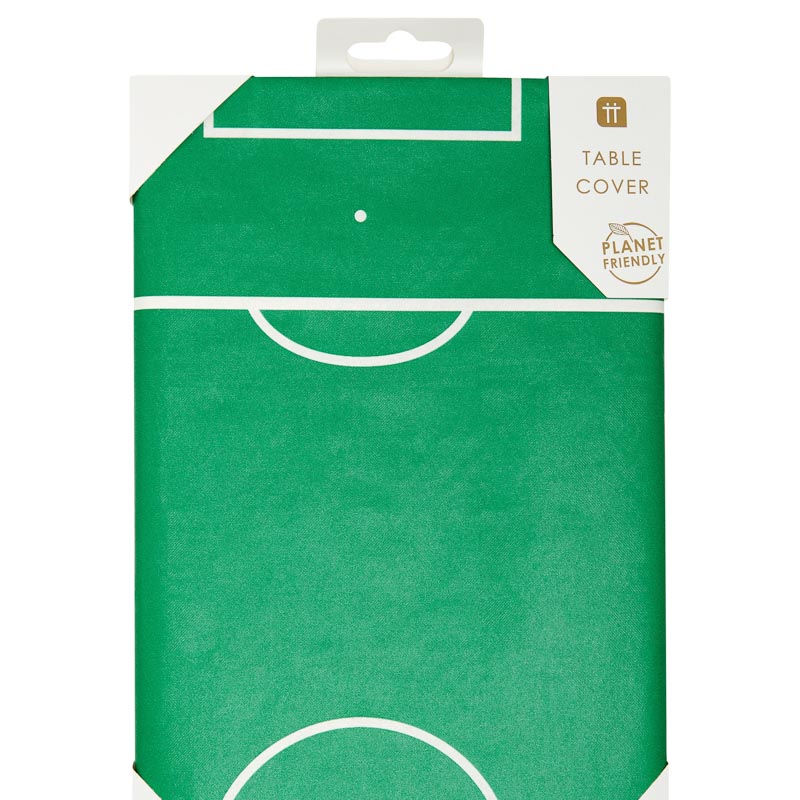 fussball tischdecke papier grün