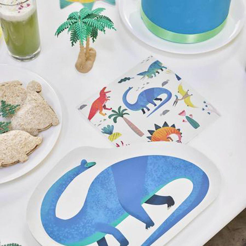 bunte dinos servietten