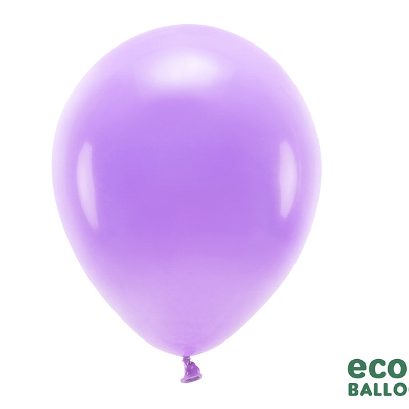 10 ECO Ballons hell lila